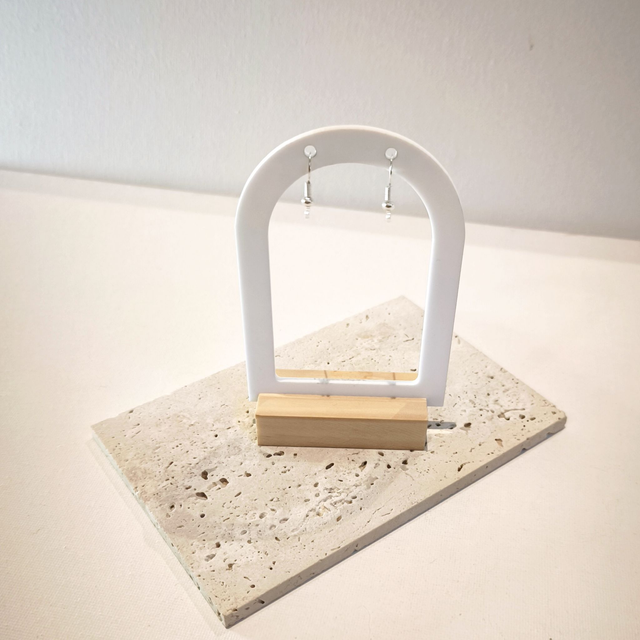 Boucles d’oreilles Acier inox hypoallergénique – Personnalisables avec charm’s