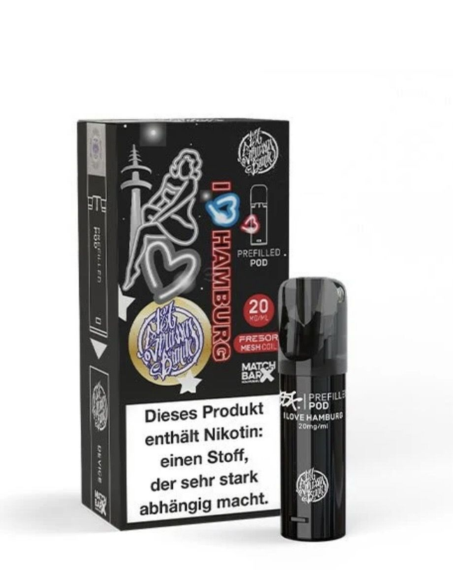 187 Strassenbande Prefilled Pod – I Love Hamburg | 20 mg