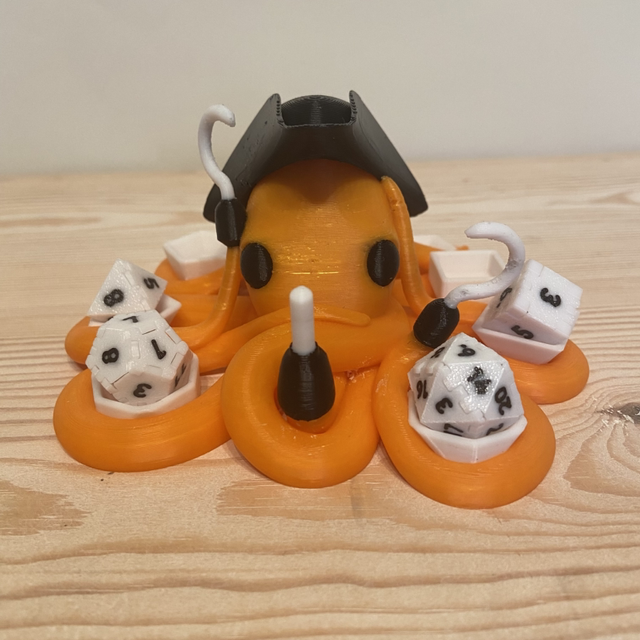 Dice Kraken - orange