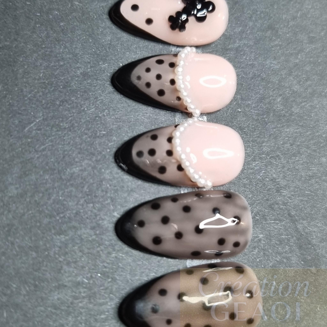 French Petit pois Résille little Amande S sur commande délai de 7jours ouvrable