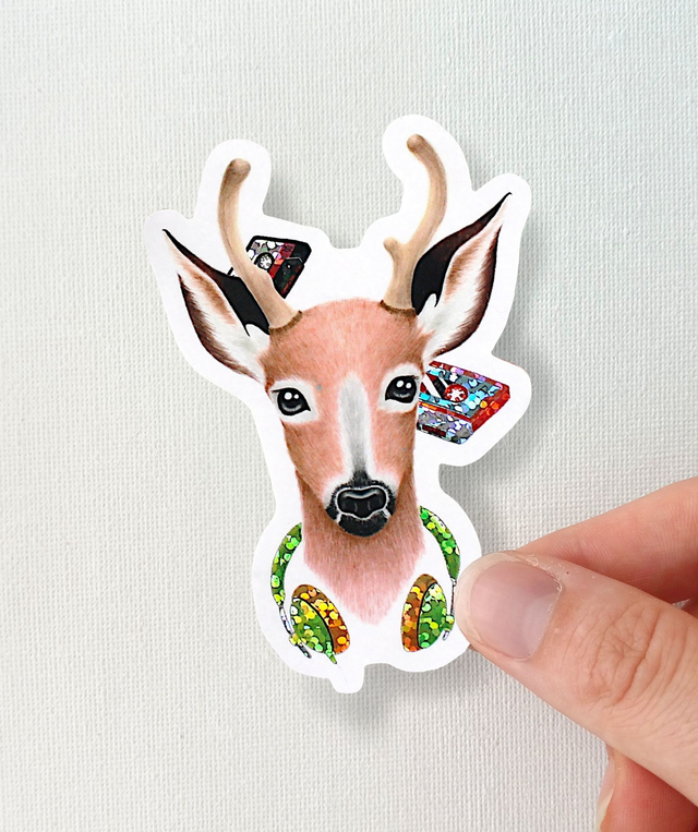 Sticker cerf