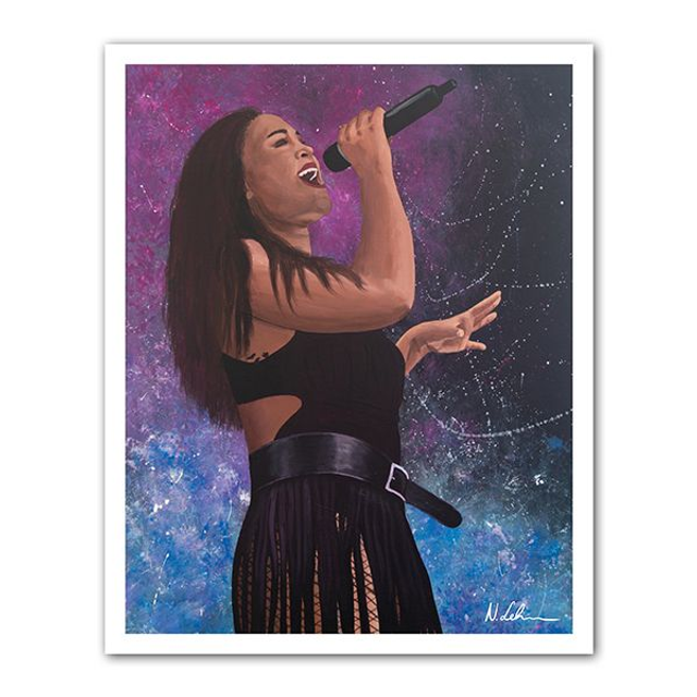 Melissa Bonny im Scheinwerferlicht - FineArt Print