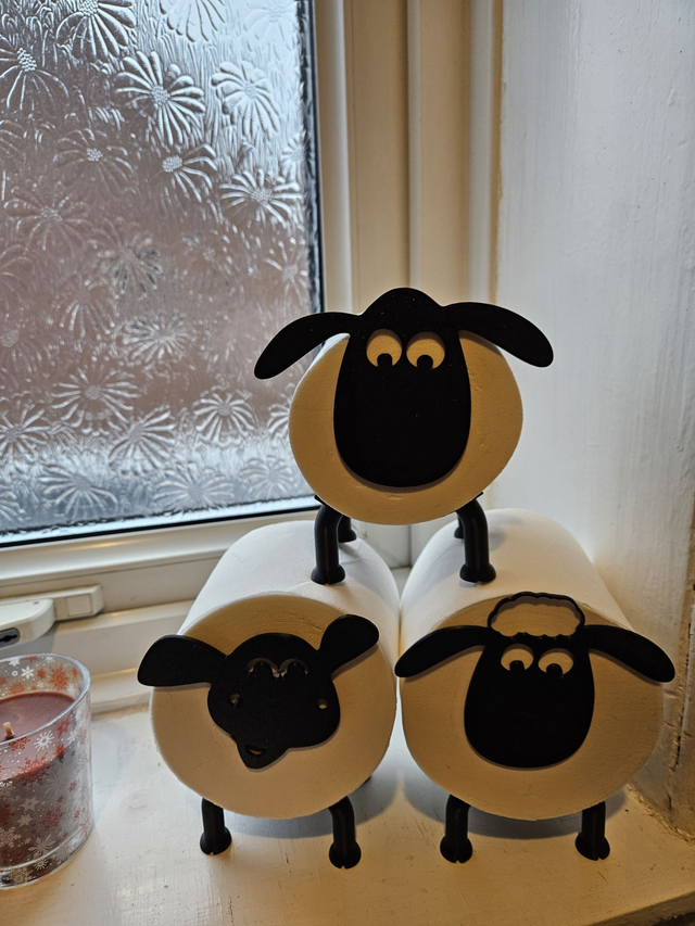 Wacky Sheep Toilet Paper Holder - Add Some Humor to Your Bathroom