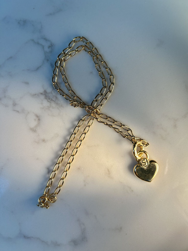 Lucia Heart Pendant Gold Vermeil