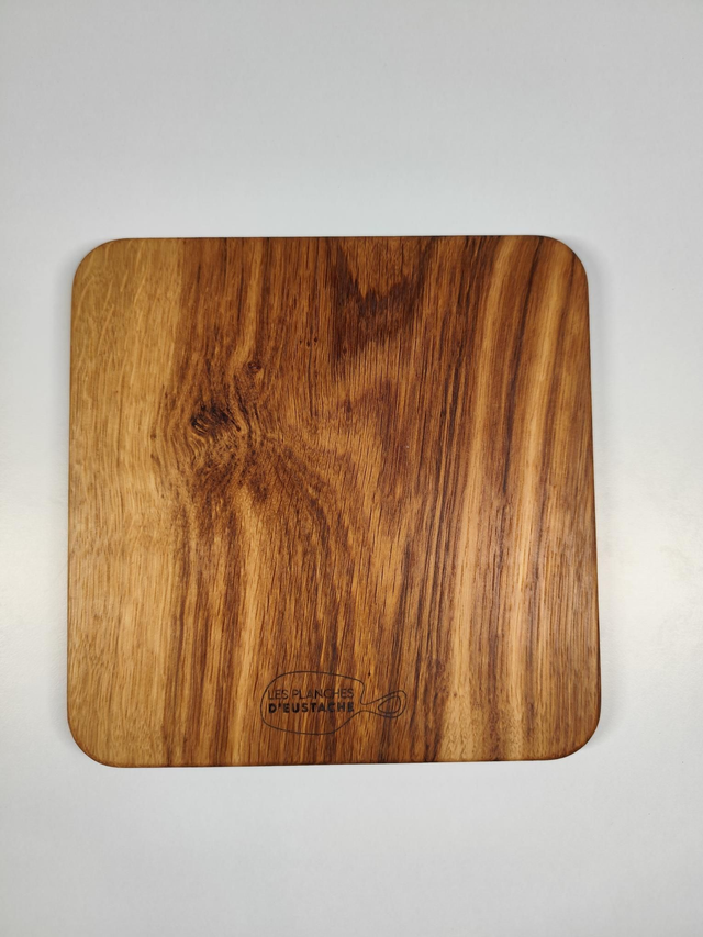 Dessous de plat carré 19x19  en chêne massif