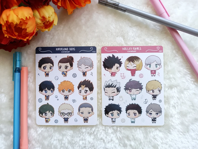 Haikyuu Sticker Sheet