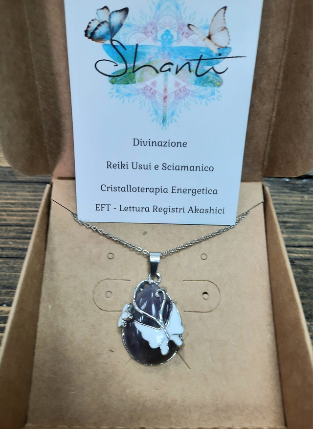 Amuleto donna ametista