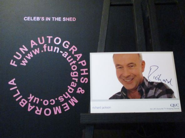 Richard Jackson Original Pre-Print QVC Cast Card