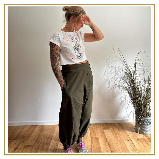 T-Shirt - CropTop PEACE