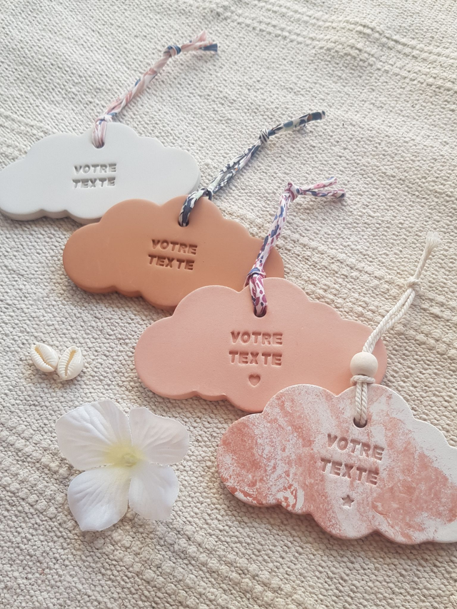 MÉDAILLON NUAGE - personnalisable