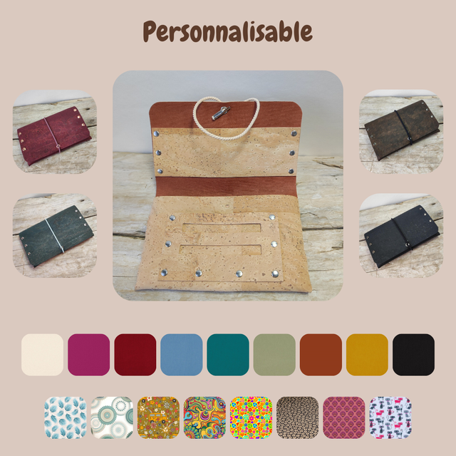 Blague à tabac en liège Personnalisable