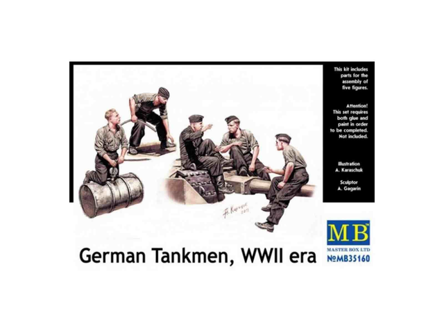 tankmen allemands - masterbox 35160 1/35