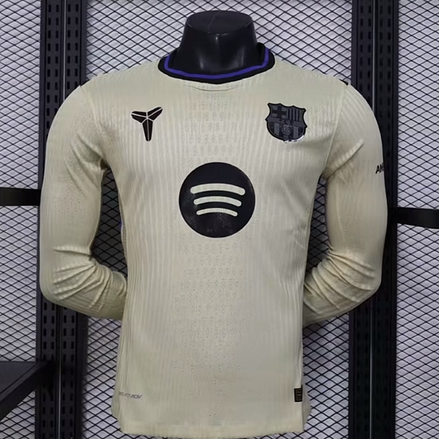 Barca 25/26 long sleeve players version away shirt