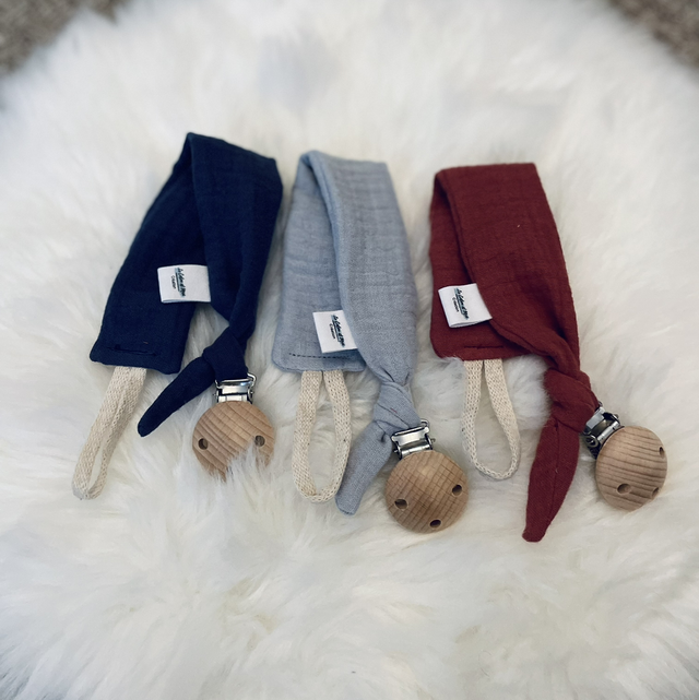 Attache tétine personnalisé uni 