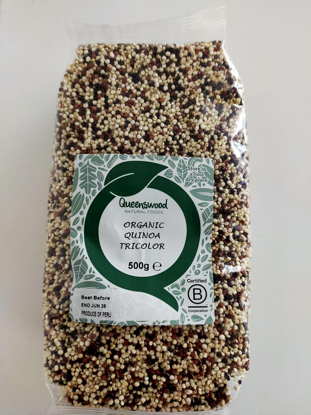Organic Tricolour Quinoa 500g 46855