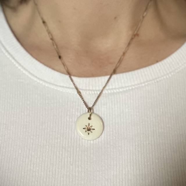 Médaillon Grigri • rond • Soleil Inca 🌞