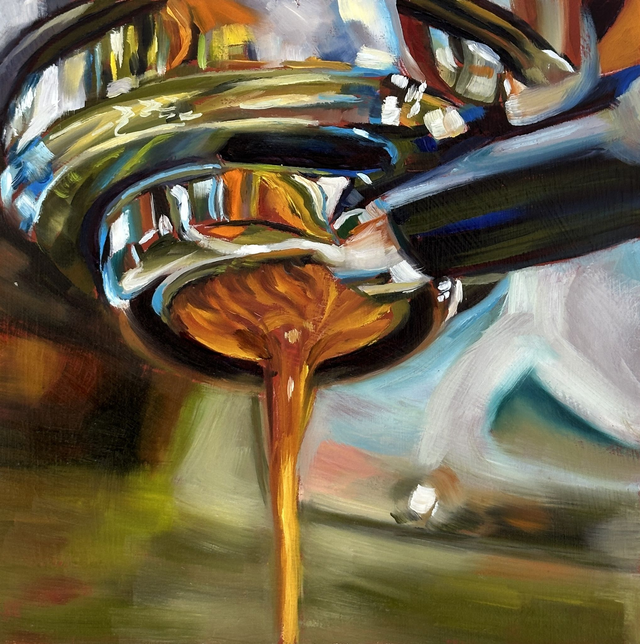 Frischer Espresso - Feine Ölmalerei für dein Zuhause 