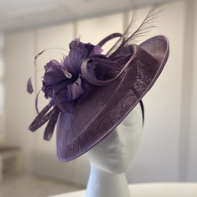 💜Karen purple headpiece 