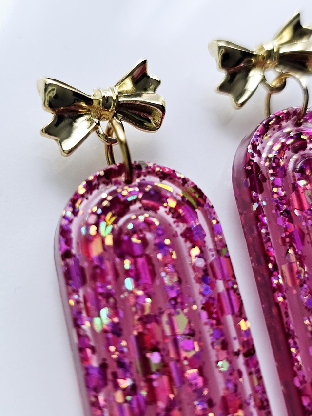 ARTY rose multi paillettes