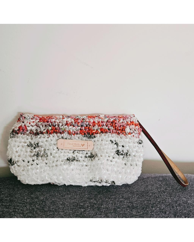 ECO Handmade Crochet Unique Pattern Small Bag