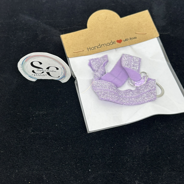 🌟 Bracelet ruban élastique - Lilas