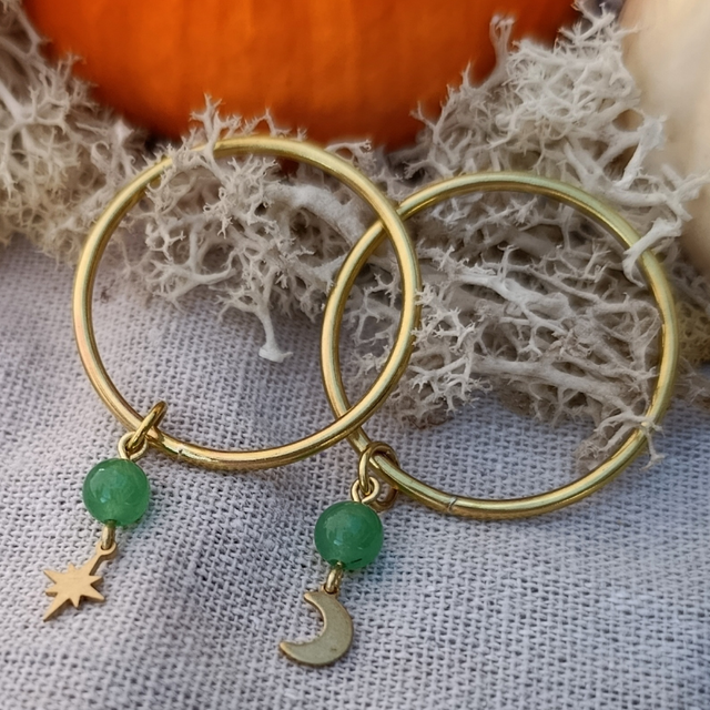 GRIGRIS - Boucles d'oreilles "Astéria" (Version 1)