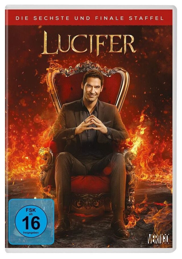  Lucifer - Staffel 6 Deutsch (DVD, 2022, 3 Discs) *NEU*