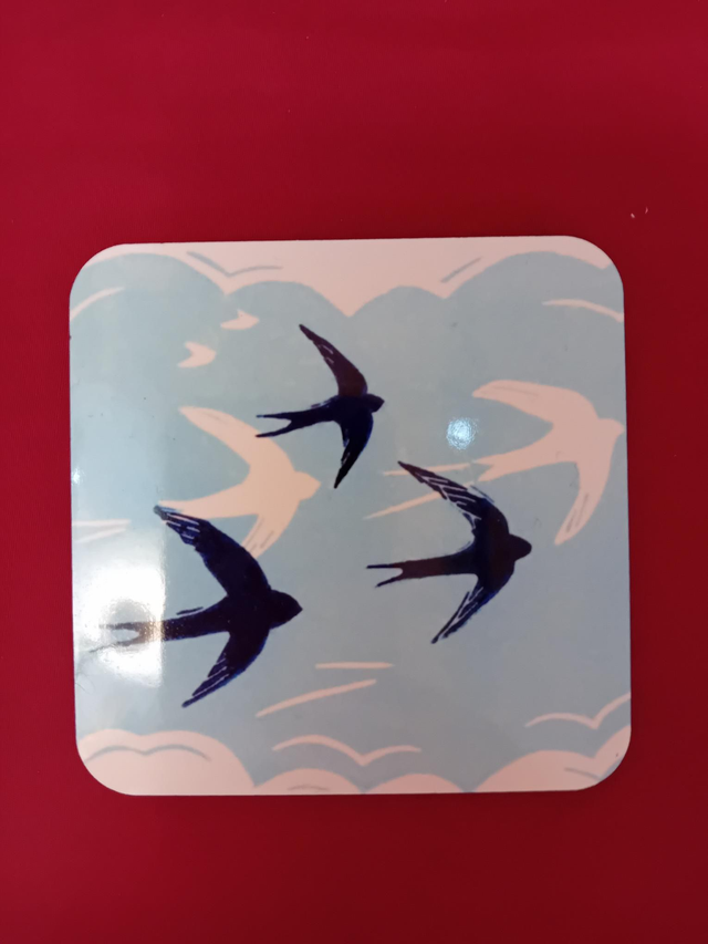 088 - Swallows coaster - Jo Biggadike