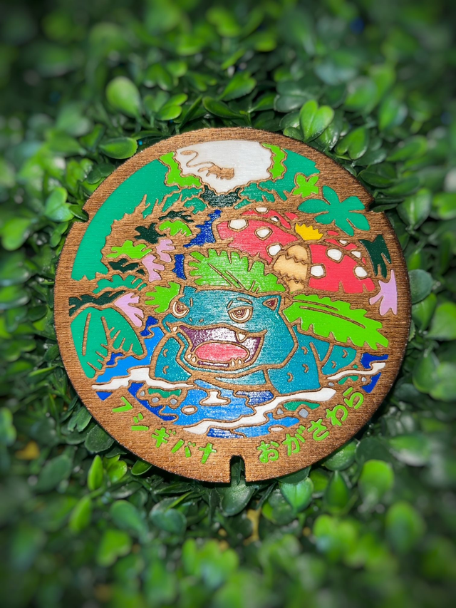 Plaque pokémon florizarre.