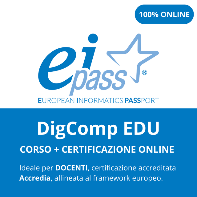 EIPASS DigComp Edu