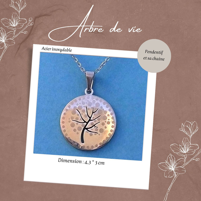 Pendentif Arbre de vie n°111