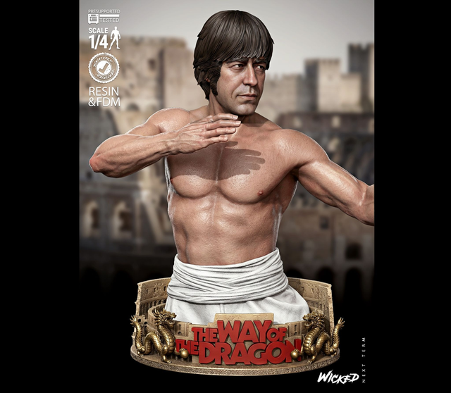 Buste LA FUREUR DU DRAGON Chuck Norris série movie 