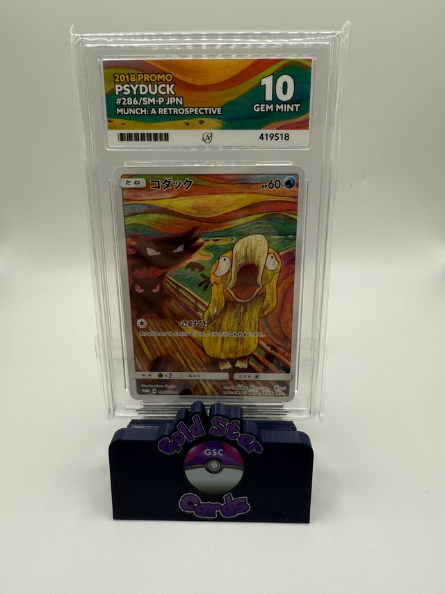 Ace 10 GEM Mint Psyduck Scream Munch 286/SM-P