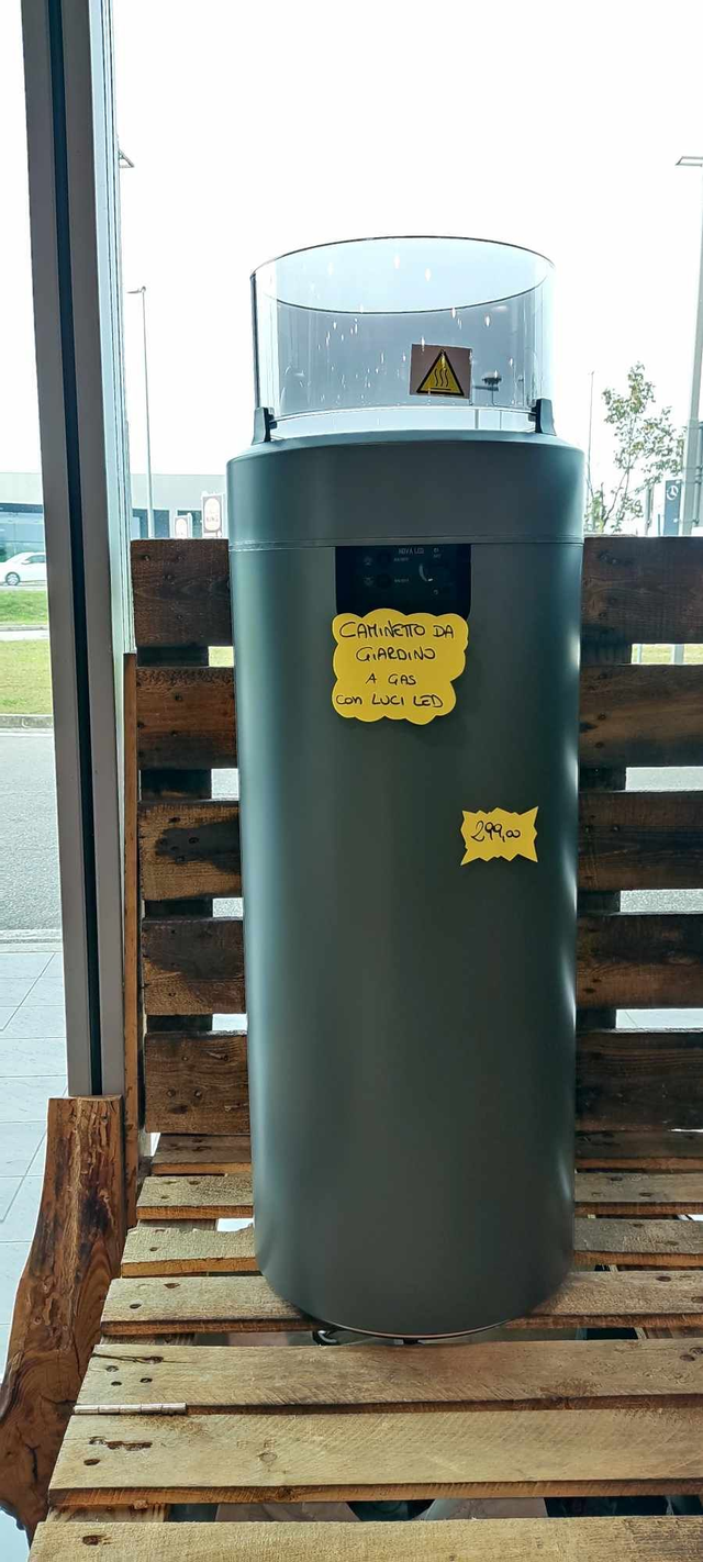 CAMINETTO DA GIARDINO a GAS con LED