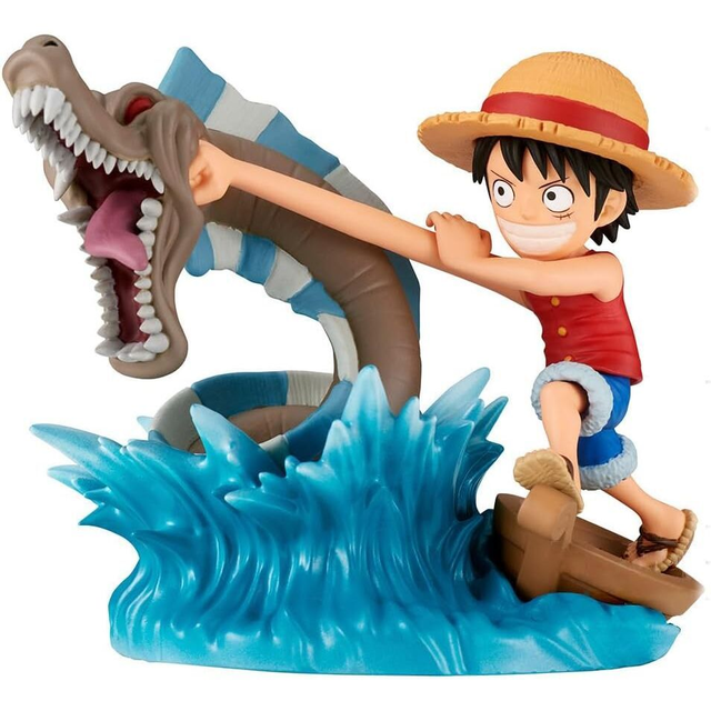 One Piece Log Stories Monkey D Luﬀy vs Local Sea ﬁgure 7cm