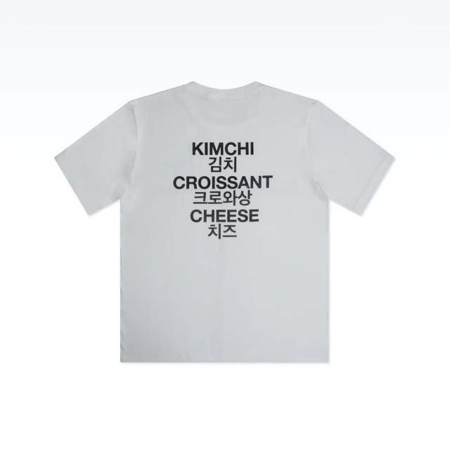 T-Shirt K-food Blanc