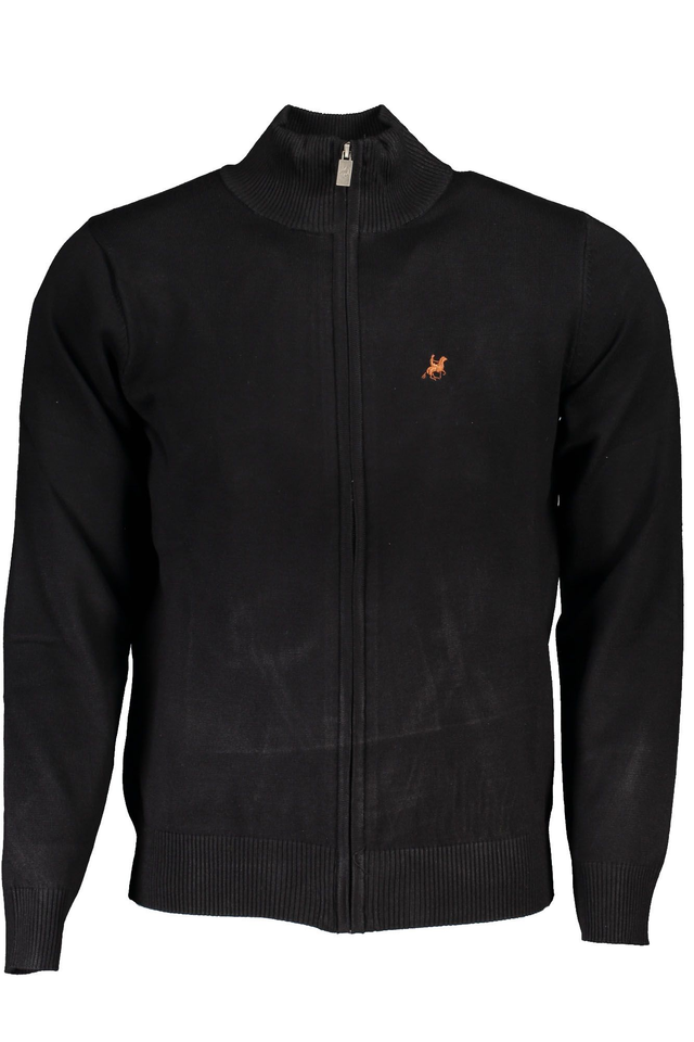 U.S. GRAND POLO CARDIGAN UOMO NERO