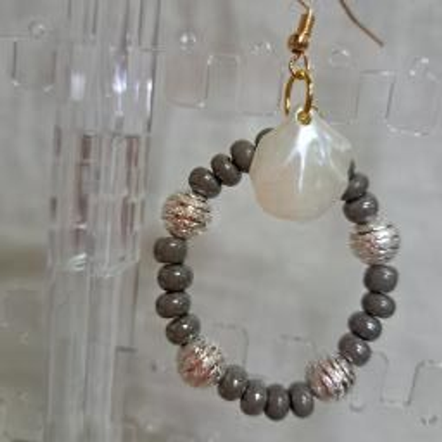  Créoles "Bohème chic aux coquillages"