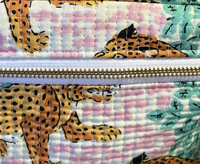 Pink Tiger Toiletry Bag - Large