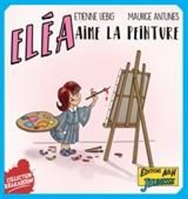 Eléa aime la peinture 