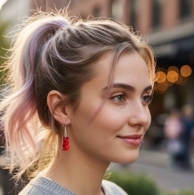 Boucles d’oreilles ourson