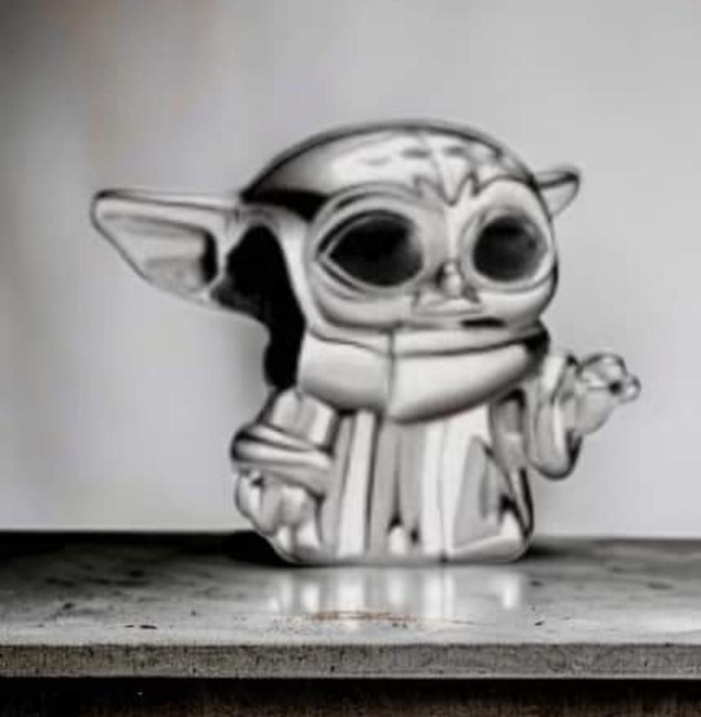 Bracelet Pandolith Homme Onyx et Amazonite Grogu breloque argent 925