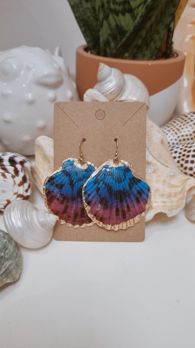 Boucles d’oreilles coquillages
