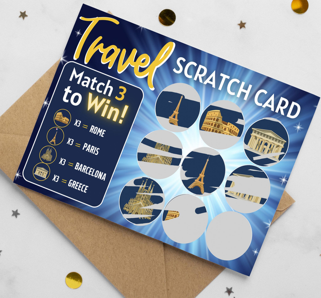Travel Scratch Card
