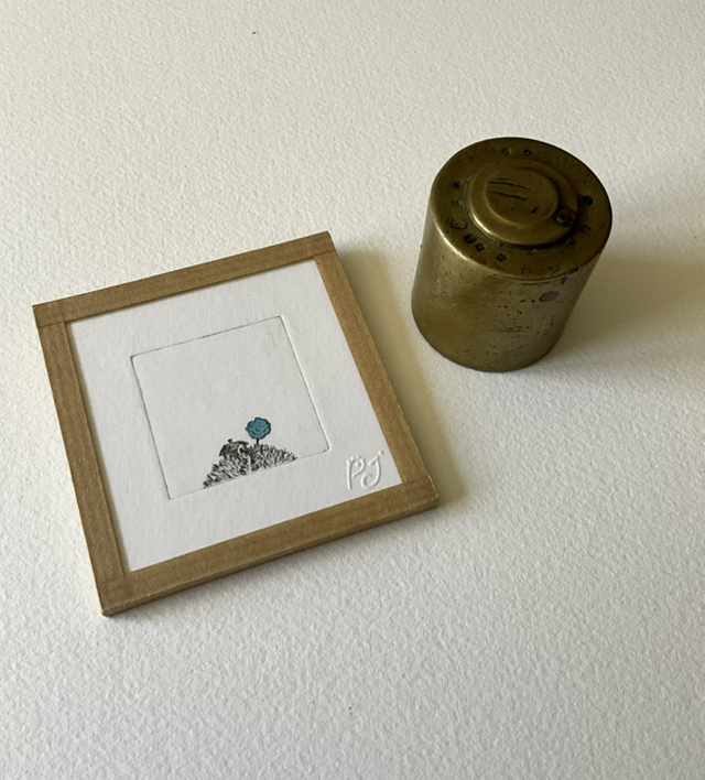 Mini Paysage à l’arbre bleu