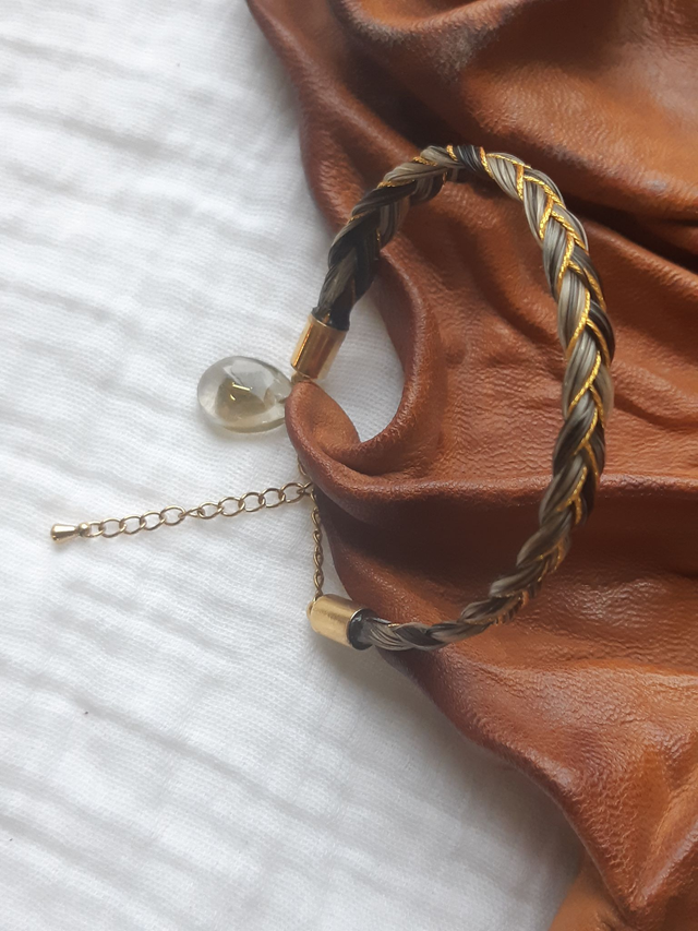 Bracelet Crins de Chaval Tissés