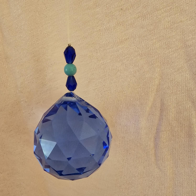 Attrape-soleil Bleu argenté – Création Vibratoire