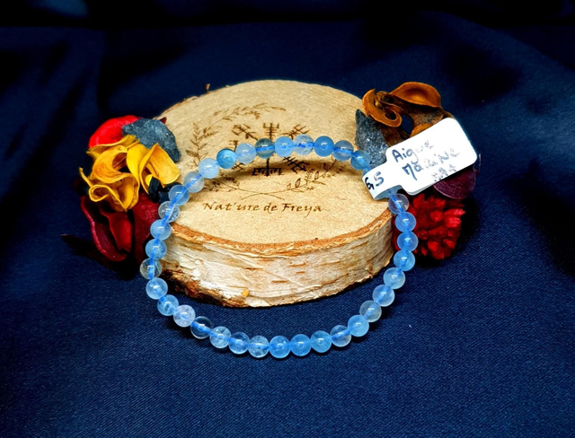 Bracelet Aigue marine AA+