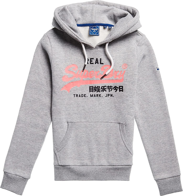 B67678V0AS - SUPER DRY  DONNA FELPA CAPPUCCIO VINTAGE