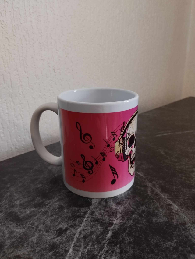 Mug skull musique